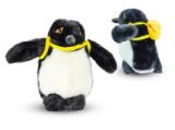 Pinguin Schwarz mit Rucksack 25cm
